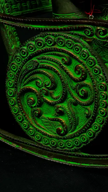 Statue bénie de Ganesh provenant de Delhi, en Inde, détail complémentaire n°2
