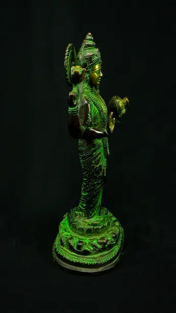 Statue sacrée bénie – Dhanvantari, vue complémentaire n°6