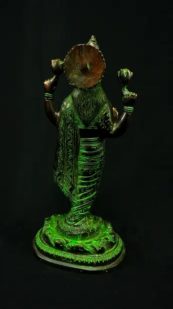 Statue sacrée bénie – Dhanvantari, vue complémentaire n°8