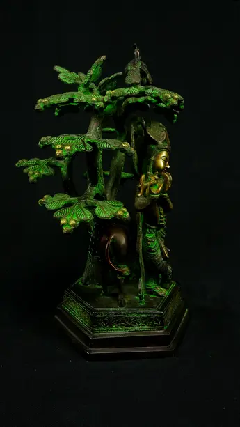 Krishna sous l’arbre n°2, vue arrière