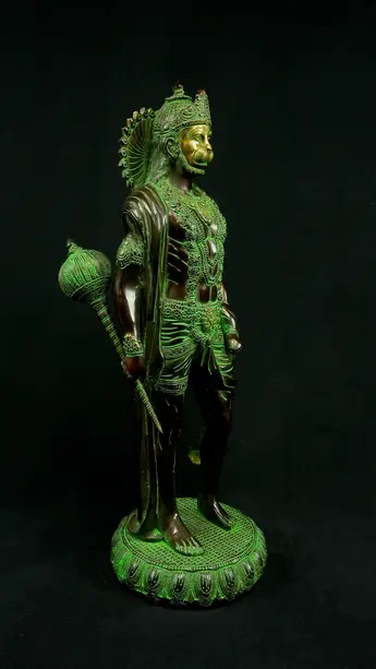 Statue sacrée bénie – Hanuman n°3, vue complémentaire n°3