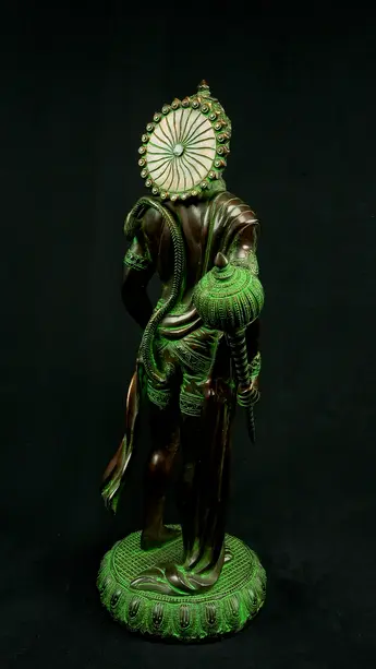 Statue sacrée bénie – Hanuman n°3, vue complémentaire n°6