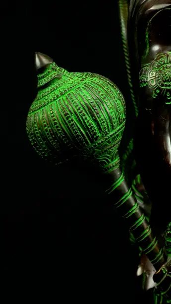 Détail de la massue de Hanuman n°3