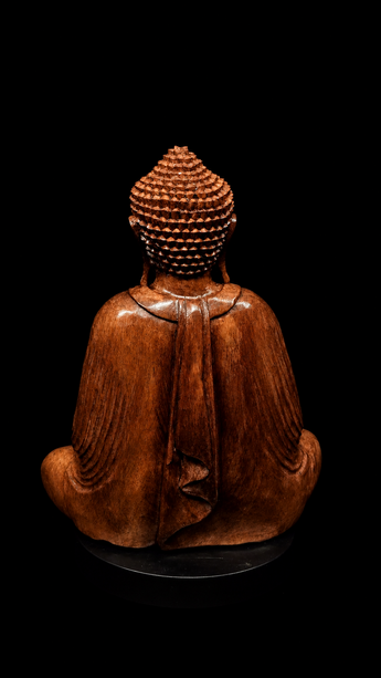 Bouddha béni de la Compassion, vue arrière