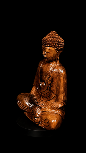 Bouddha béni de la Compassion, profil droit