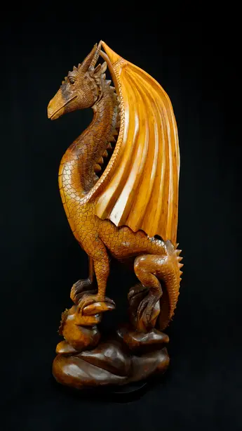 Statue sacrée bénie – Dragon, vue complémentaire n°6