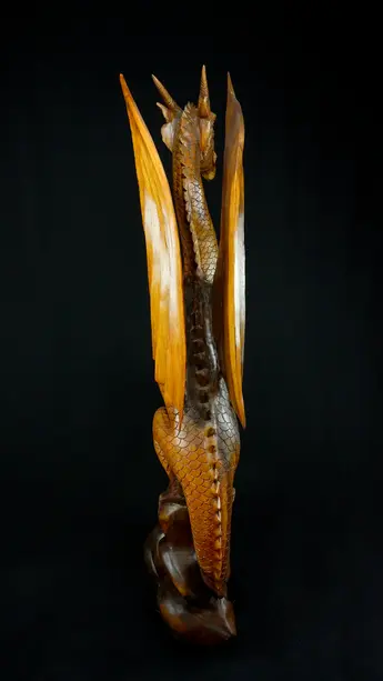 Statue sacrée bénie – Dragon, vue complémentaire n°5