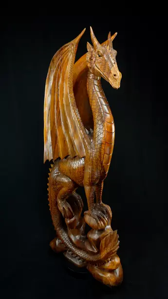Sculpture Masterpiece du Dragon de 150 cm