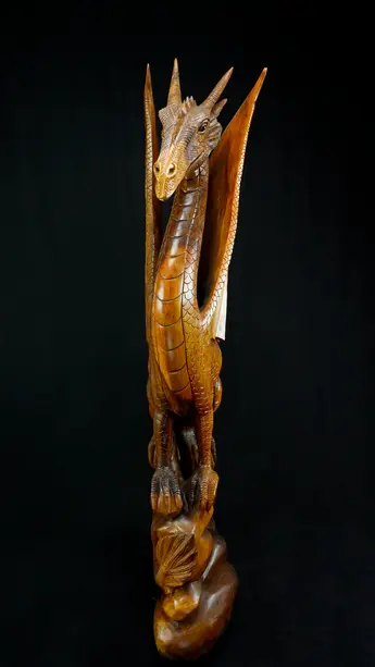Dragon Masterpiece de 150 cm, profil droit
