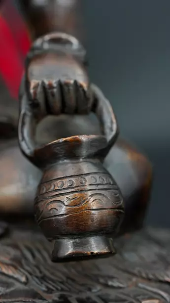 Statue sacrée bénie – Shiva en méditation – 25 cm, vue complémentaire n°9