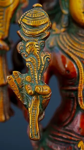 Détail de la conque de Vishnu