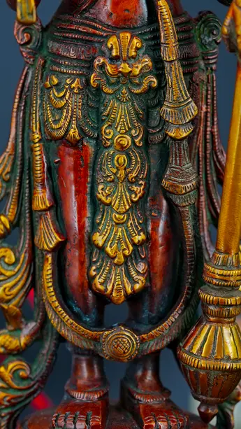 Statue sacrée bénie – Vishnu debout – 38 cm, vue complémentaire n°9