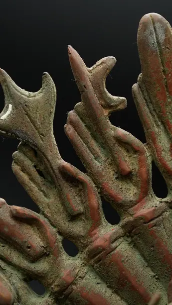Statue bénie d’Avalokiteshvara aux 1 000 bras en laiton, détail complémentaire n°11