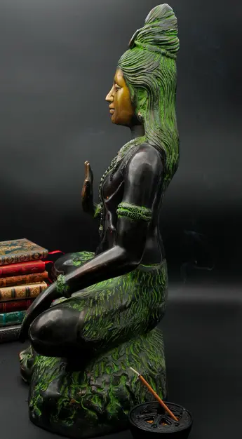 Grand Shiva assis, vue de profil