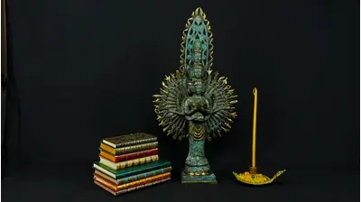Statue bénie d’Avalokiteshvara aux 1 000 bras, exemplaire n°1, vue complémentaire n°2