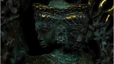 Statue bénie d’Avalokiteshvara aux 1 000 bras, exemplaire n°2, détail complémentaire n°5