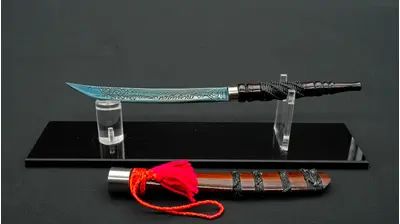 Petite épée présentée avec son fourreau