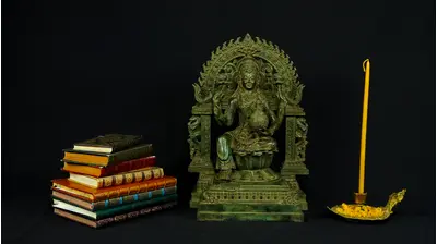 Statue bénie de Guanyin n°2 en laiton