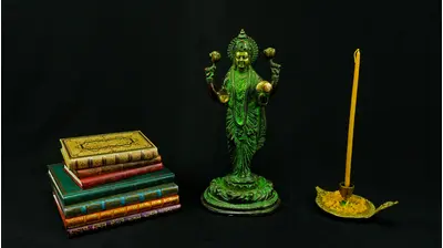 Statue bénie de Dhanvantari