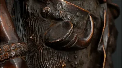 Statue bénie de Shiva provenant de Delhi, en Inde, détail complémentaire n°5