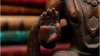 Statue sacrée bénie – Hanuman, vue complémentaire n°2