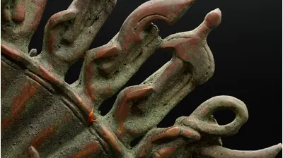 Statue bénie d’Avalokiteshvara aux 1 000 bras en laiton, détail complémentaire n°28