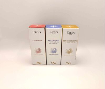Coffret de trois élixirs Purification de l’aura