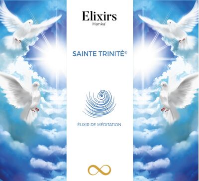 Élixir Sainte Trinité – Initiations des trois feux dans son étui