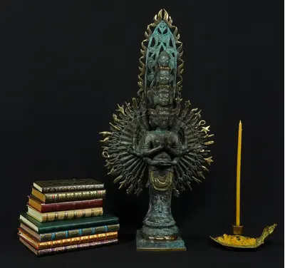 Statue bénie d’Avalokiteshvara aux 1 000 bras, exemplaire n°3