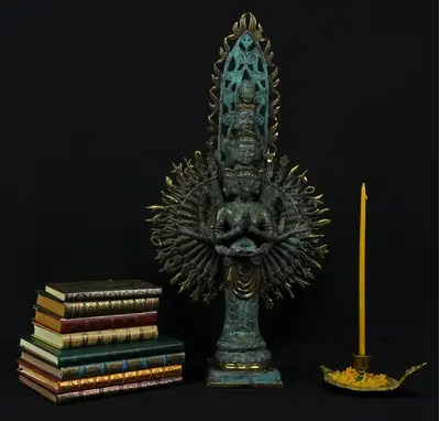 Statue bénie d’Avalokiteshvara aux 1 000 bras, exemplaire n°2