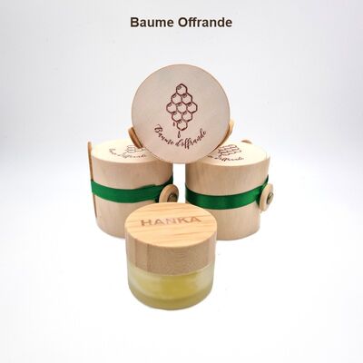Pots de Baume Offrande Hanka, dont un ouvert