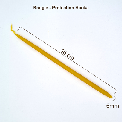 Bougie protectrice pour une tranquillité d'esprit et une croissance spirituelle