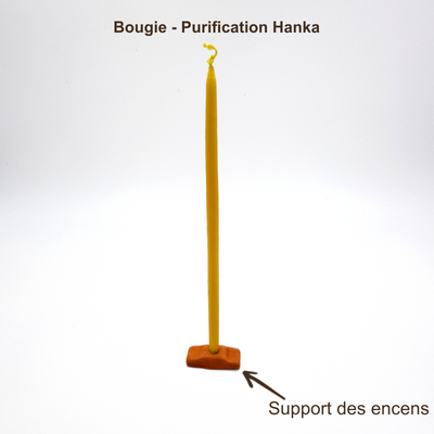 Bougie Purification Hanka - Purifie efficacement votre lieu de vie ! Une puissante énergie de purification pour votre bien-être