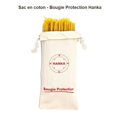 Sac en coton Hanka pour bougie – modèle 11