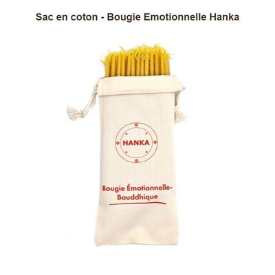 Sac en coton Hanka pour bougie – modèle 3