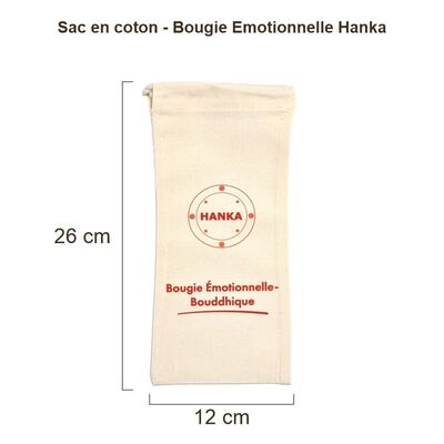 Sac en coton Hanka pour bougie – modèle 4