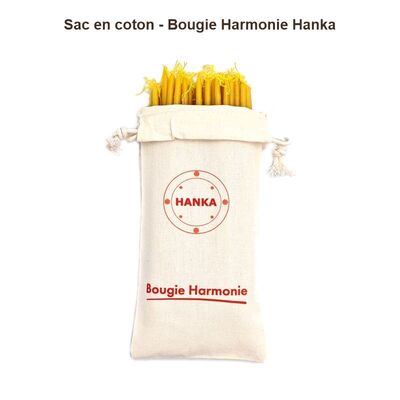 Sac en coton Hanka pour bougie – modèle 7