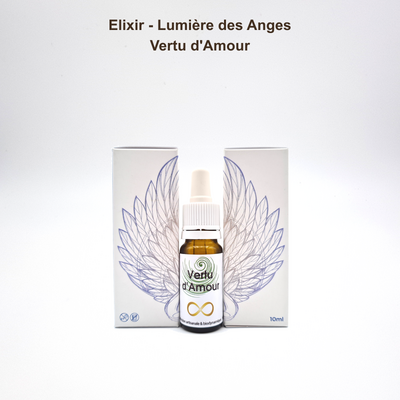 Élixir Vertu d’Amour avec son emballage