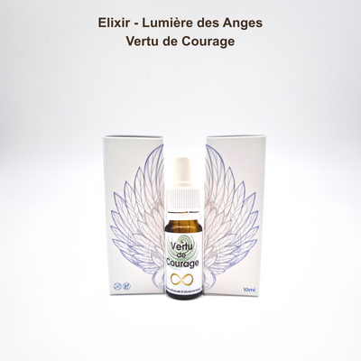 Élixir Vertu de Courage avec son emballage