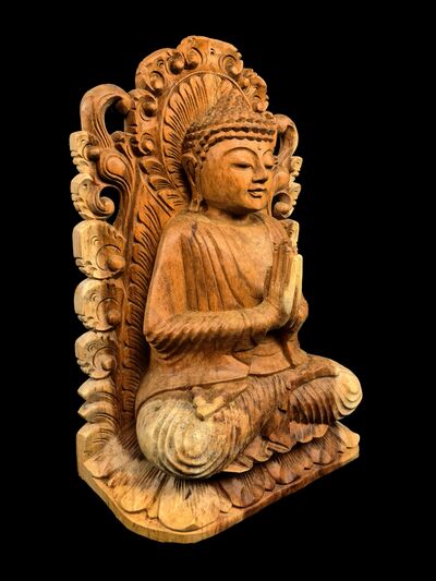 Statue sacrée bénie – Bouddha de la Paix – Arche de Lumière, vue complémentaire n°2