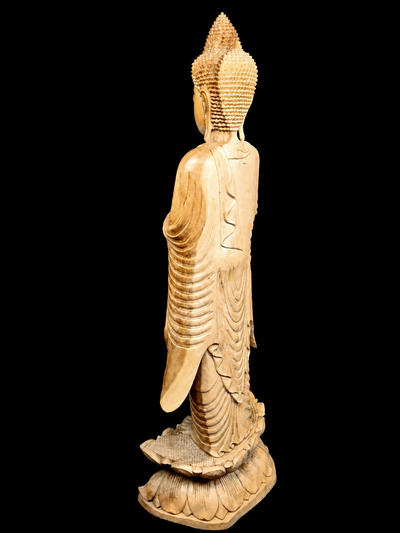 Statue sacrée bénie – Bouddha – Sérénité Céleste – 153 cm, vue complémentaire n°8