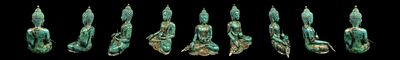 Statue sacrée bénie – Bouddha de la Médecine n°1, vue complémentaire n°6