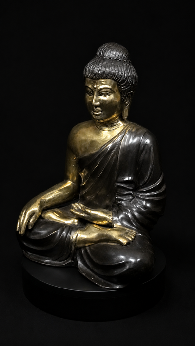 Statue sacrée bénie – Bouddha de la Conception, vue complémentaire n°3