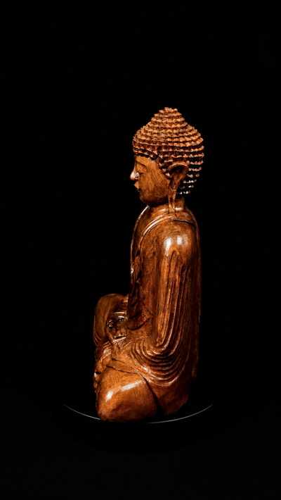 Bouddha béni de la Compassion, profil gauche