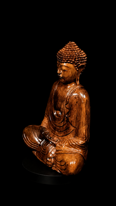 Bouddha béni de la Compassion, profil droit