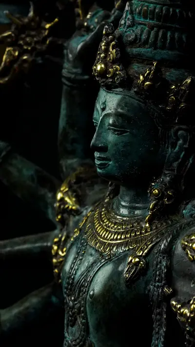 Détail du visage de Lakshmi n°1