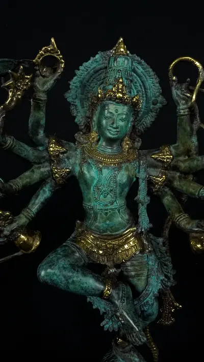 Statue sacrée bénie – Lakshmi n°2, vue complémentaire n°6