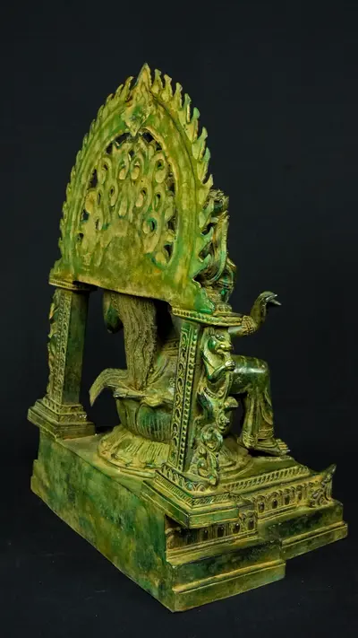 Statue bénie de Guanyin n°4 en laiton, vue complémentaire n°9