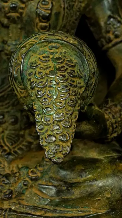 Détail de la trompe sculptée de Guanyin n°3