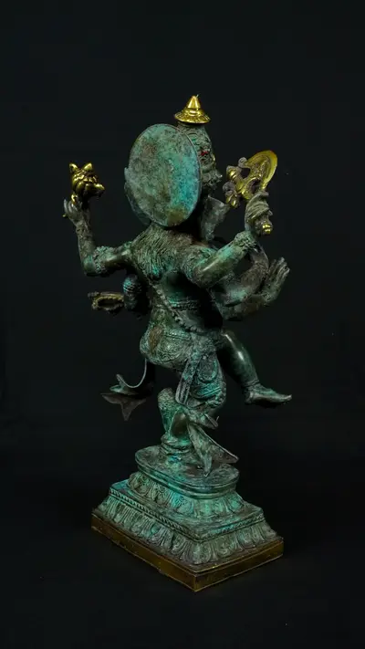 Statue sacrée bénie – Ganesh n°3 – 39 cm, vue complémentaire n°9